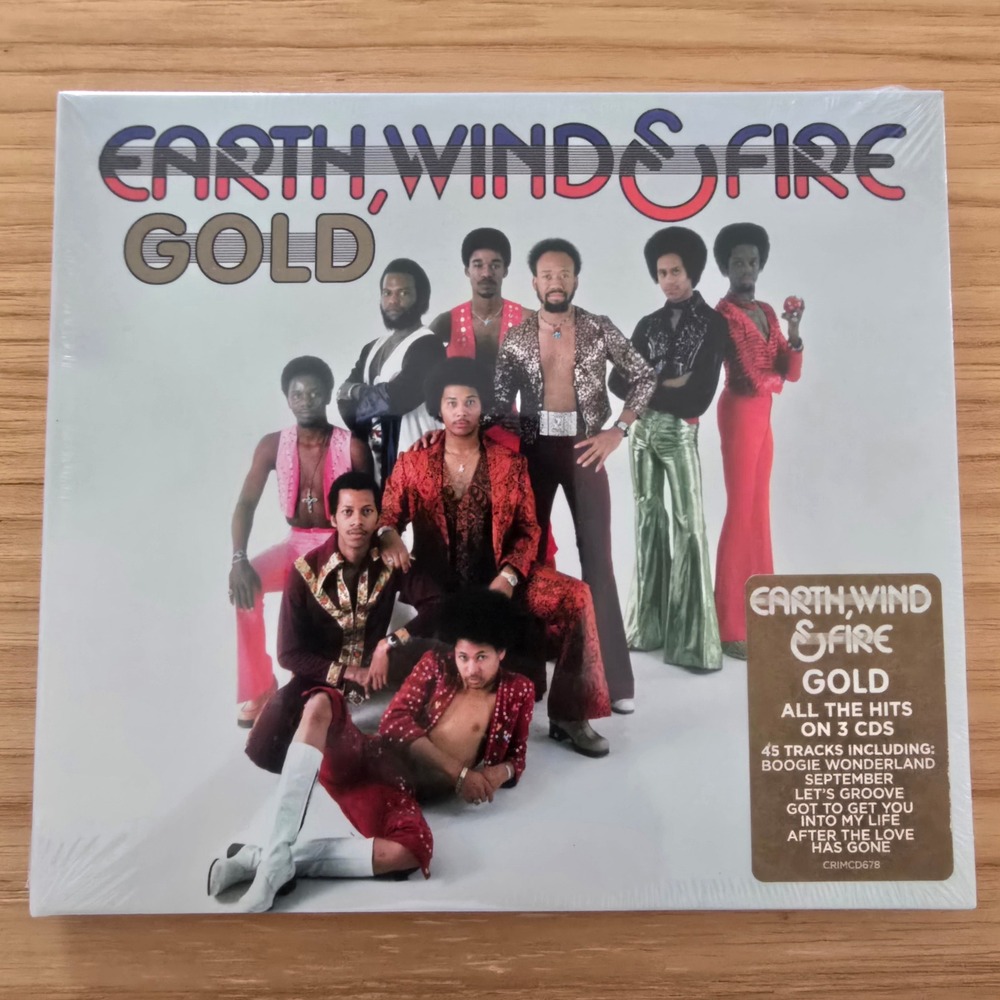 Earth Wind & Fire Gold 3 CD Set 45 Tracks Hits September Boogie CRIMCD678 EWF